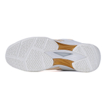 VOIT Coverage Abrasion Resistant Lightweight Slip Resistant Low top Training Shoes Unisex White Gold