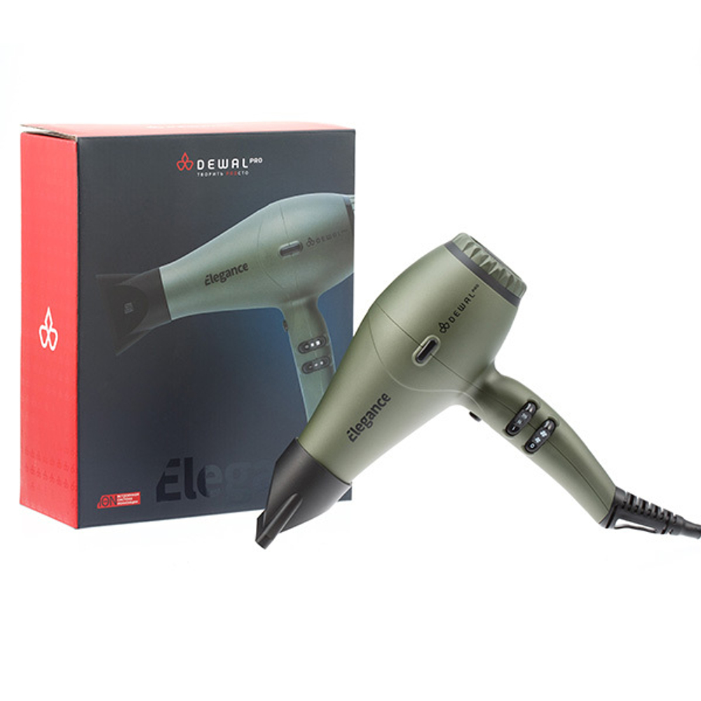 Фен для волос 2300Вт Dewal Elegance Olive