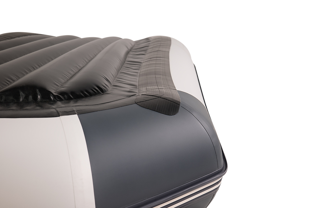 YACHTMAN-280 МНД НАДУВНОЕ ДНО (Яхтман) белый-серый (лодка ПВХ с усилением)