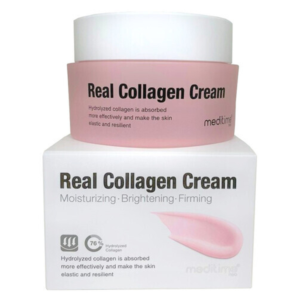 [Meditime] Real collagen cream - Крем антивозрастной с коллагеном, 50 мл