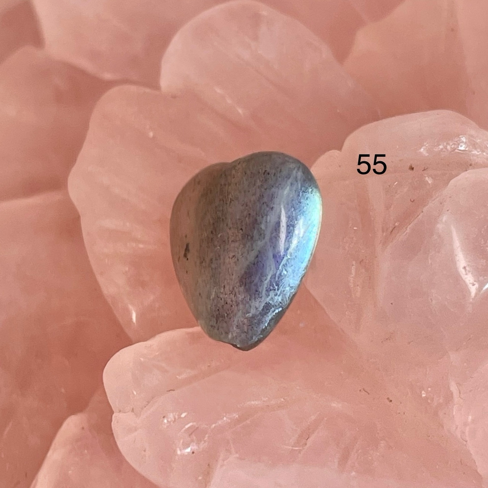 50930 Лабрадор Бусина сердце 10мм экстра класс-36