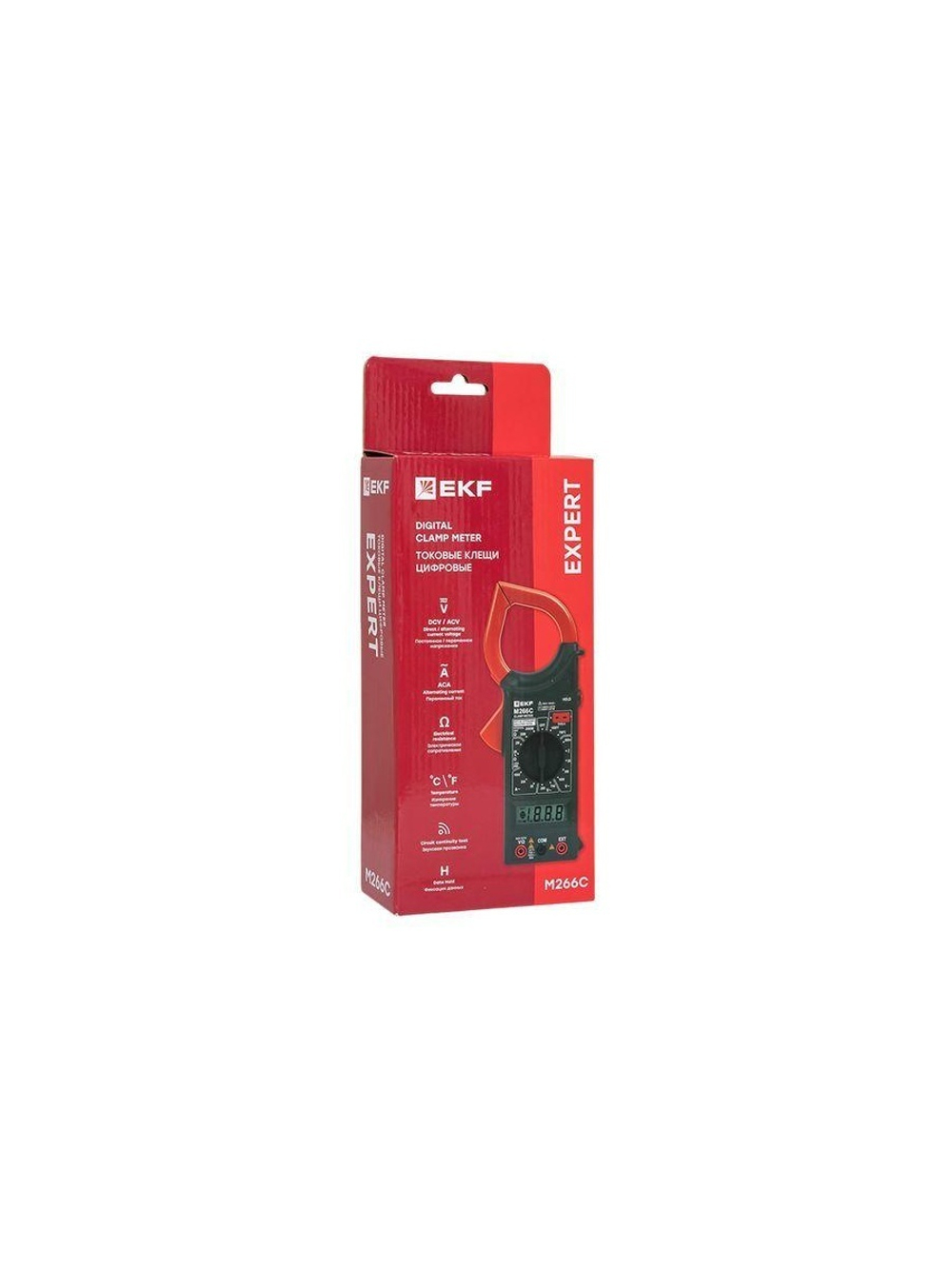Клещи токовые цифровые M266C Expert EKF In-180702-pc266C