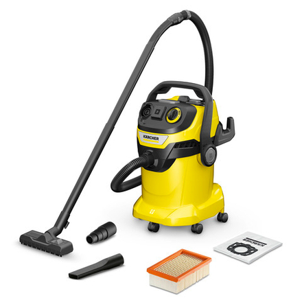 Профессиональный пылесос для сухой и влажной уборки Karcher WD 5 P V-25/5/22, 1100 Вт