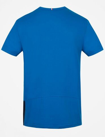 Мужская теннисная футболка Le Coq Sportif Tech Tee SS No.1 M - небесный