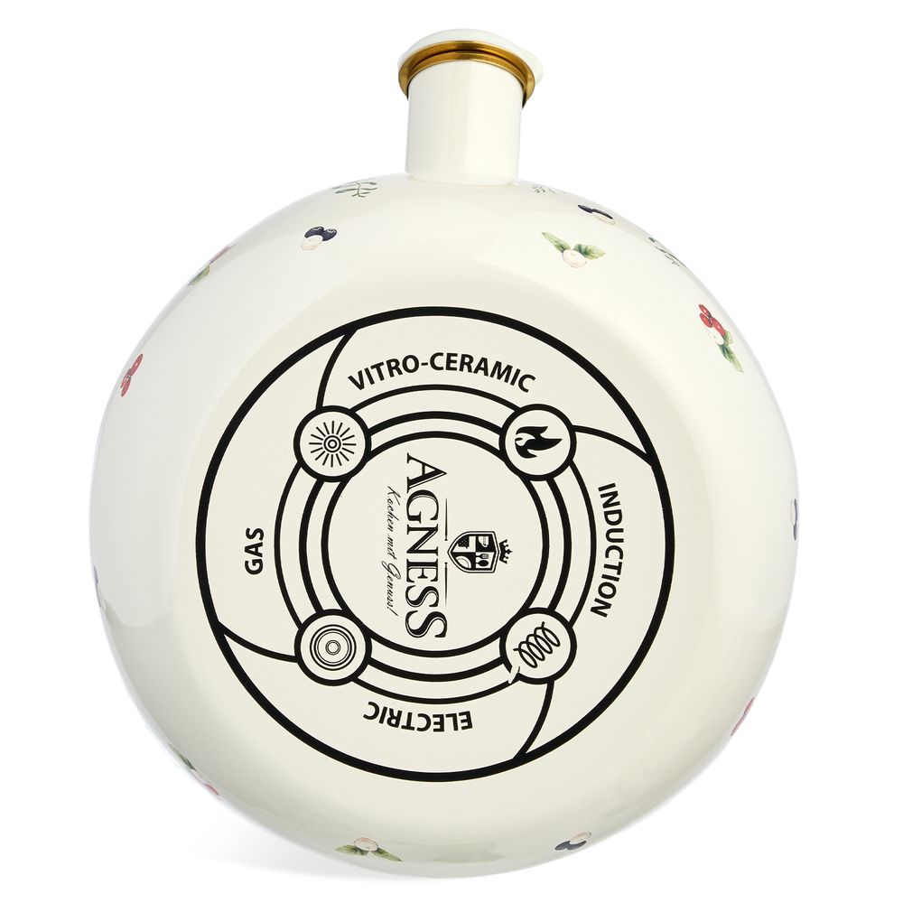 ЧАЙНИК AGNESS ЭМАЛИРОВАННЫЙ СО СВИСТКОМ СЕРИЯ "CELEBRATION", 2,2Л, ИНДУКЦИОННОЕ ДНО