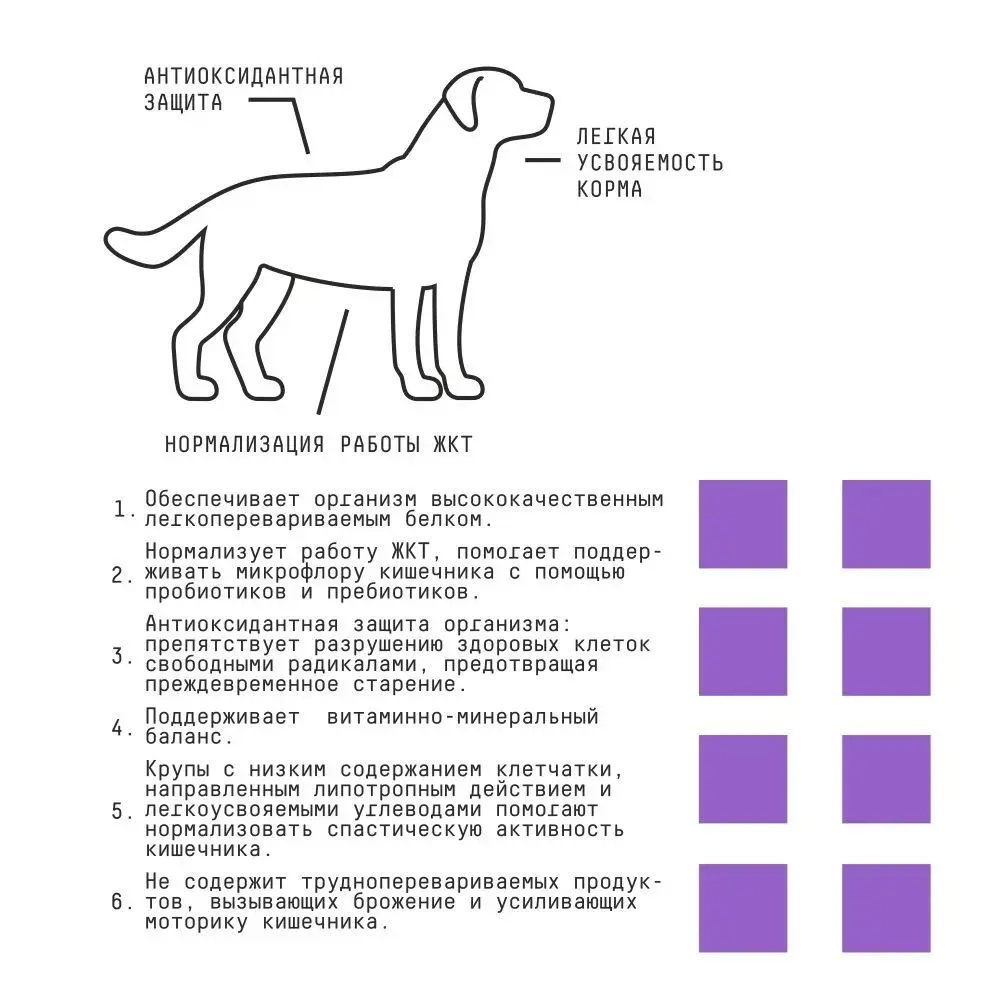 AJO (Айо) Dog Sense Сухой полнорационный корм с гречкой для собак с чувствительным пищеварением, 2 кг