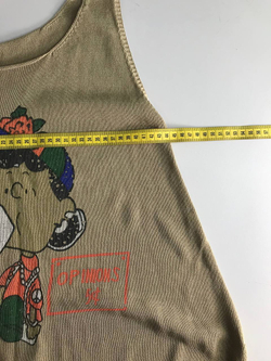 Топ с ярким принтом, визуально на 46 размер