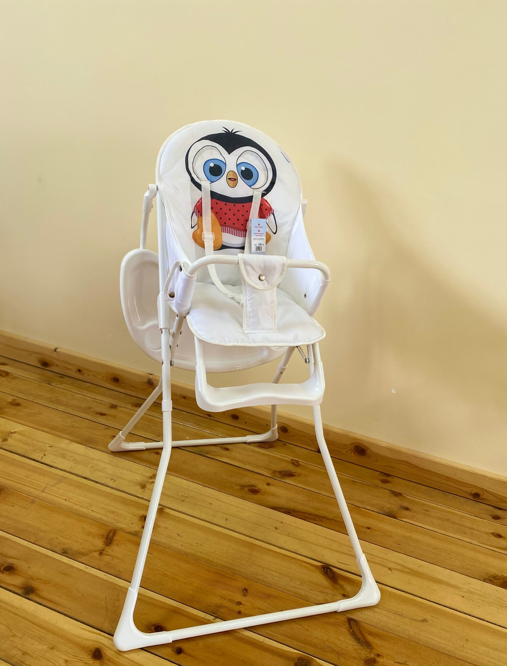 BAMBOLA Стул для кормления с перекидной столешницей Пингвин