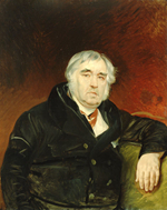 Портреты русских писателей (16 репродукций, 40х50 см)