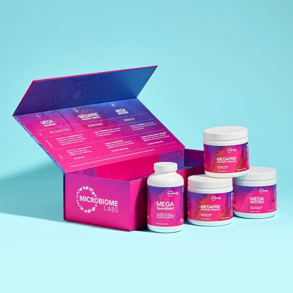 MicrobiomeLabs - Total Gut Restoration Kit 2 (Powder)
