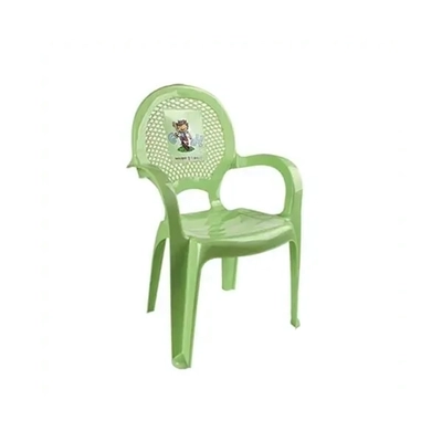 Стульчик детский с рисунком салатовый