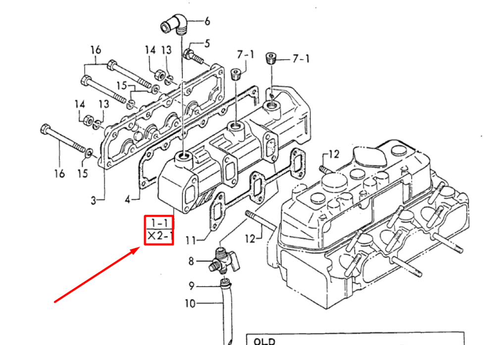 728670-13500 MANIFOLD ASSY, EXHAUST
