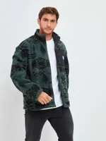 Толстовка Kefirmaykifer Флисовая Zip зеленая