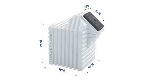 Погреб 1900 Б Тингард(250x190x270см;670кг;) - арт.555902