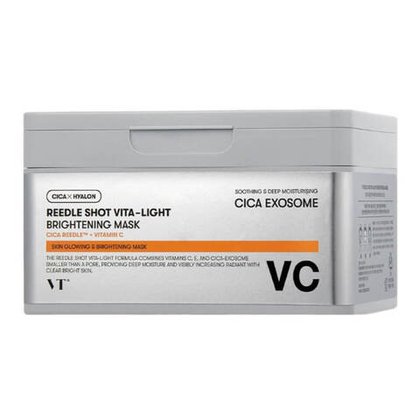 Набор тканевых масок с экзосомами VT Reedle Shot Vita-Light Brightening Mask 350г
