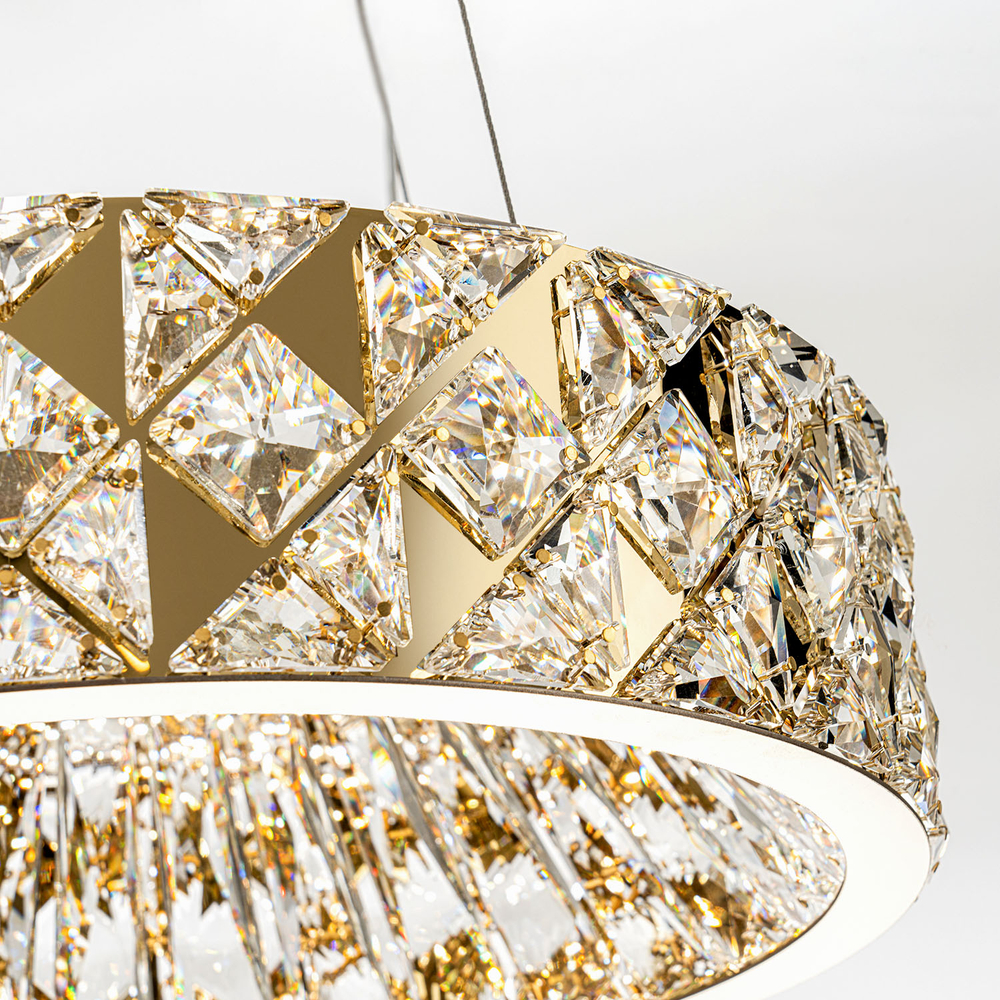 Подвесная светодиодная люстра Modelux ML.335.400 GD