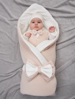 Конверт на выписку новорожденного весна