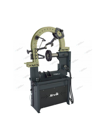 Стенд для правки автомобильных дисков Титан ALU Компакт (исполнение с эл. приводом) КС708-20 (РФ, Серый RAL7016)