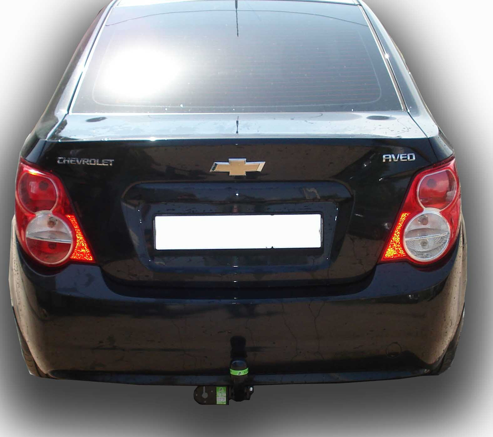 Фаркоп(прицепное) Лидер-Плюс для CHEVROLET AVEO (T300) (седан) 2012-...(паспорт и сертификат в комплекте)(без электрики)C215-A