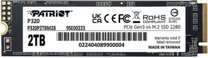 Накопитель SSD M.2 2280 Patriot Memory P320 2048 ГБ