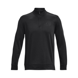 Мужская теннисная кофта Under Armour Men's Armour Fleece 1/4 Zip - черный