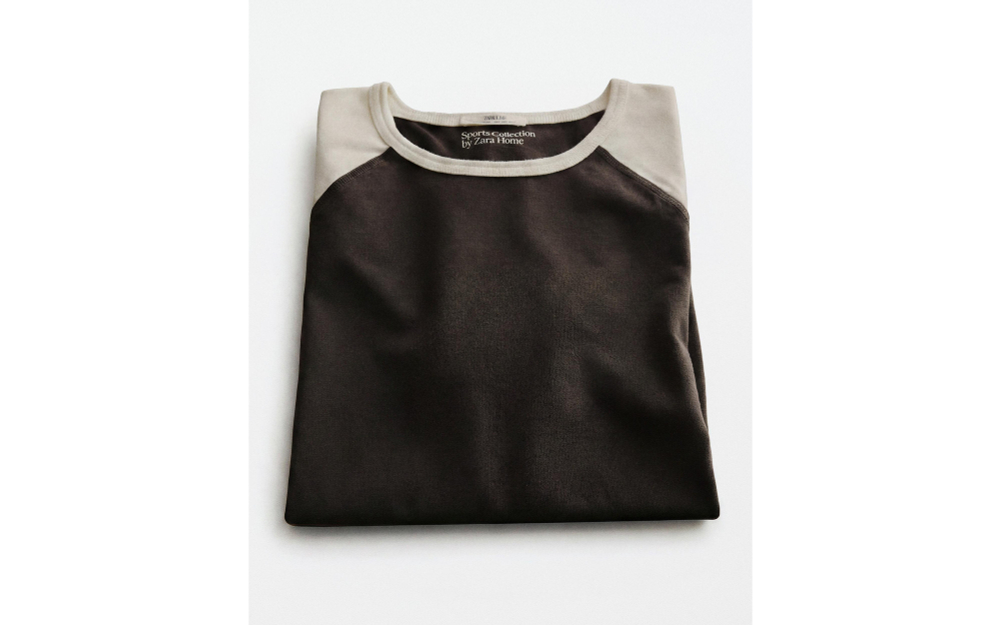 Футболка Zara Home, коричневый, размер M, 4302/120