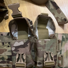 Тактическая военная двойная подсумка под гранаты Мультикам
