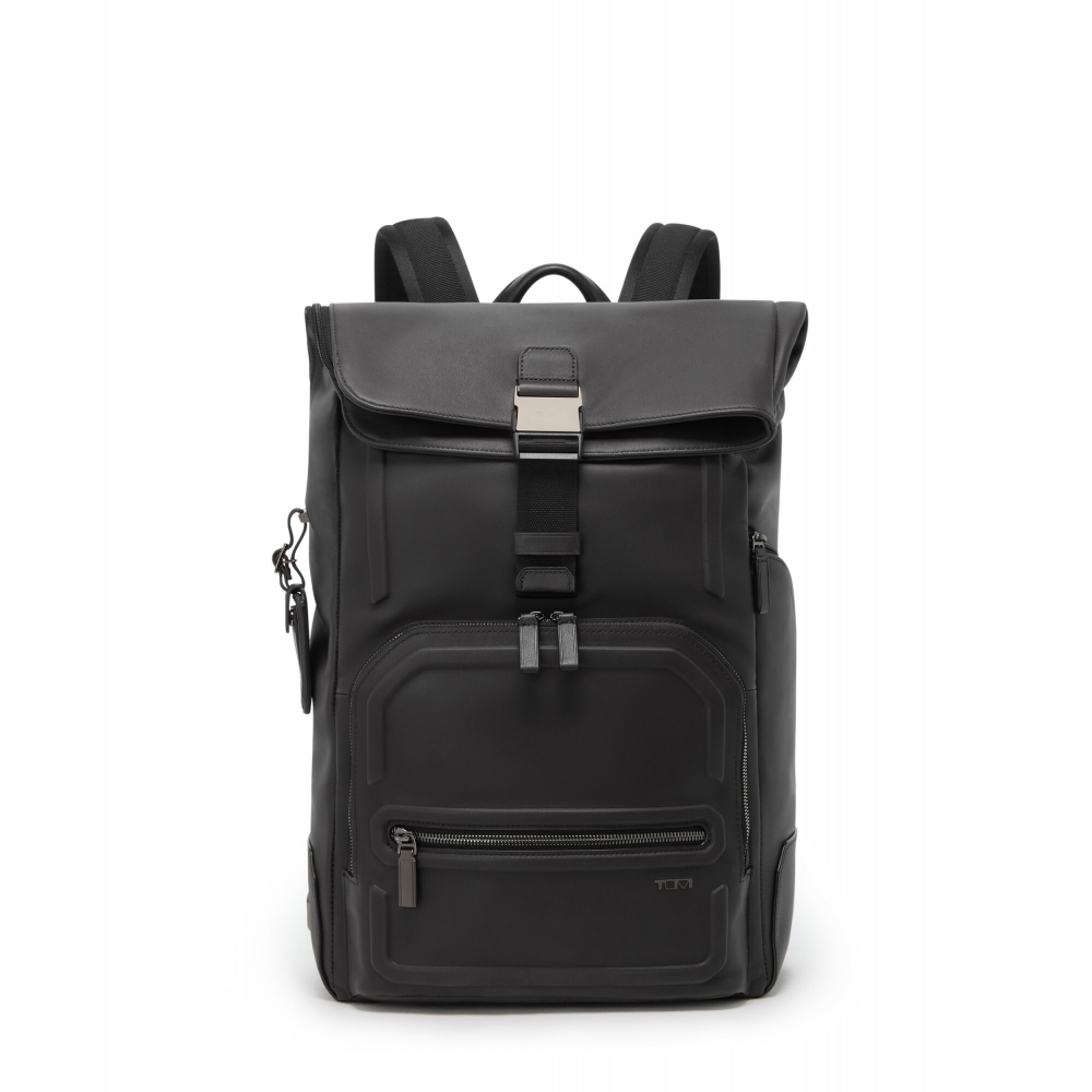 Рюкзак ролл-топ кожаный Osborn/ Espresso Brown Bombe