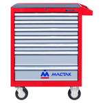 Тележка инструментальная, 7 ящиков, красная МАСТАК 521-07581R