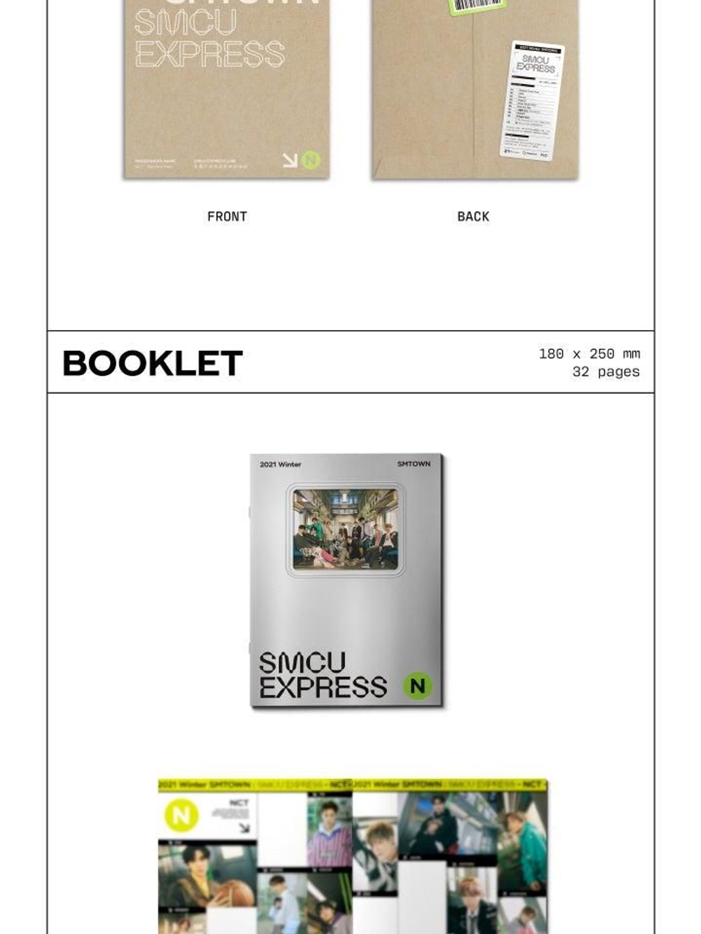 Альбом NCT - 2021 WINTER SMTOWN : SMCU EXPRESS DAYTIME PASS