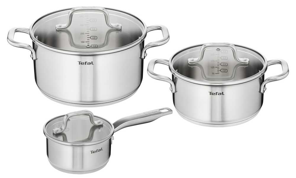 Набор посуды Tefal VIRTUOSO 1/3,8/5,2л 14/20/24см E4926S75