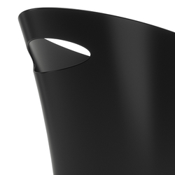 Контейнер мусорный Skinny черный Umbra