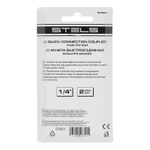 Муфта универсальная быстросъемная ("мама") 1/4, внешняя резьба, 2 шт, Stels