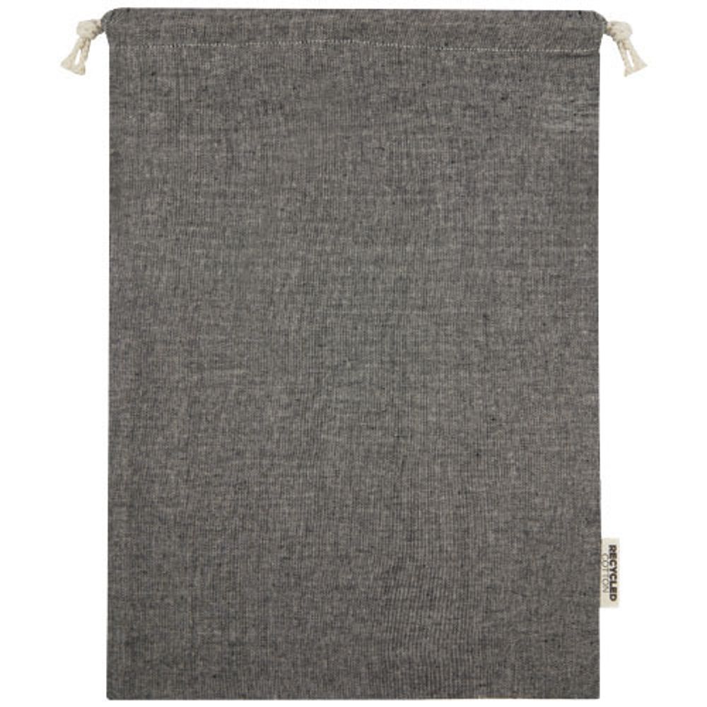 Большая подарочная сумка Pheebs объемом 4 л из хлопка плотностью 150 г/м², переработанного по стандарту GRS