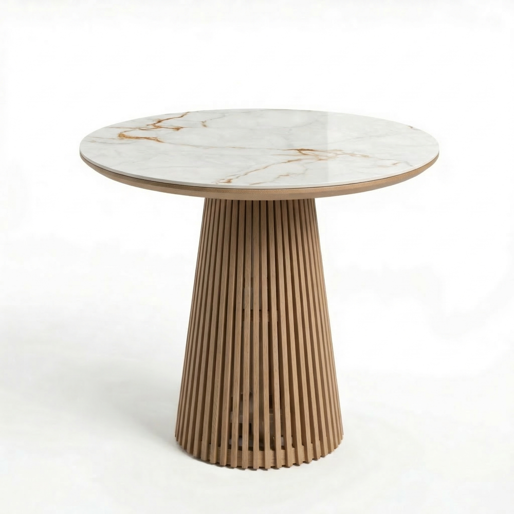 Дизайнерский стол LINES CERAMIC latte