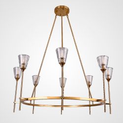 Люстра На Штанге Torche De Verre Round Chandelier 8 By Imperiumloft