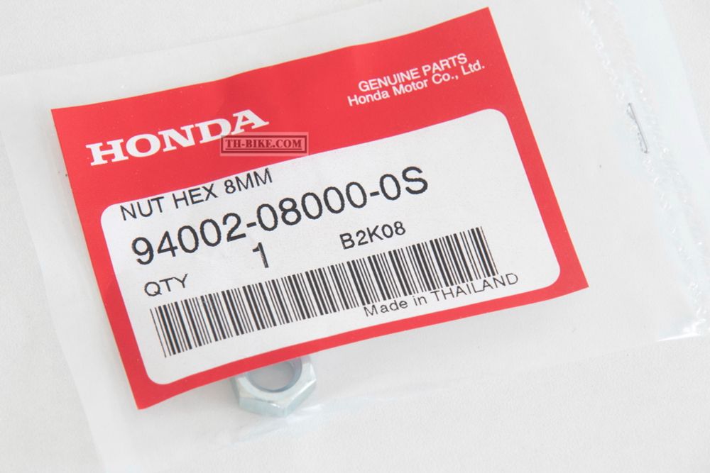 94002-08000-0S. NUT, HEX., 8MM. HONDA