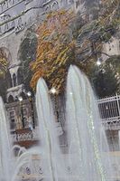 Картина "Осень в Стамбуле" (плекси-арт) 50x100 см