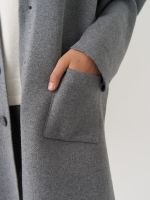 Кардиган для девочки в школу AT990 серый