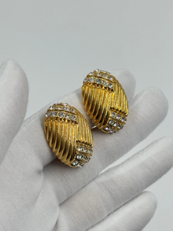 Клипсы с кристаллами Joan Rivers