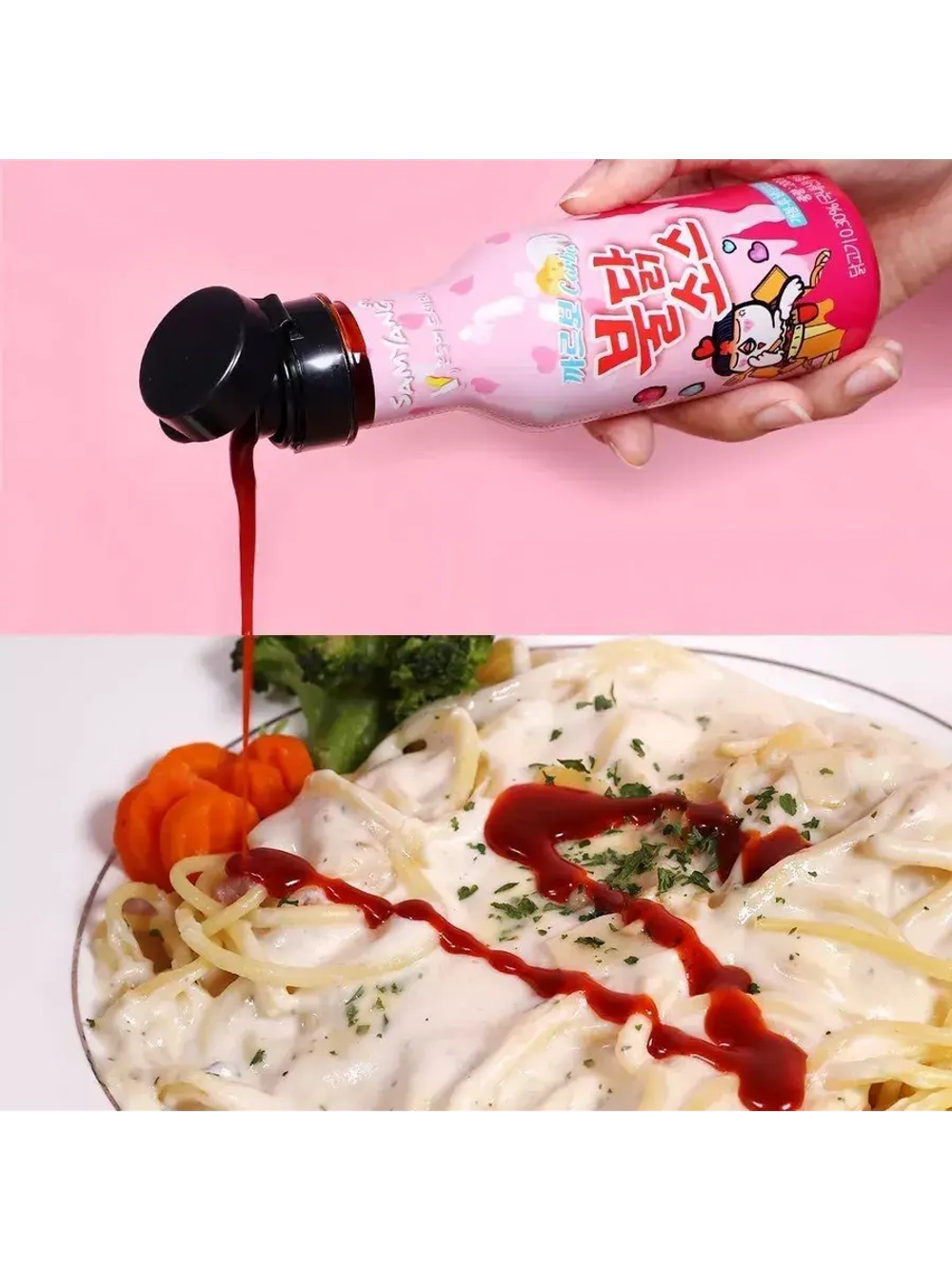 Соус острый со вкусом курицы Карбонара Buldak 200 г