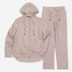 Льняной костюм Kiton