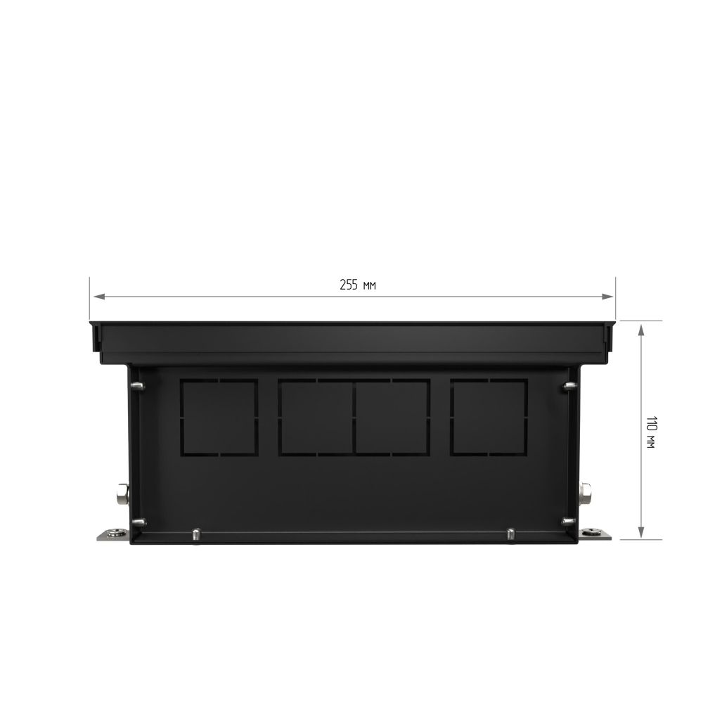 Конвектор внутрипольный Royal Thermo ATRIUM TURBO-110/250/2100-DG-U-BL