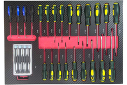 Набор ложементов GWA-255B с инструментом, 255 предметов, 4 ложемента, 550x390x30мм, Great Wolf