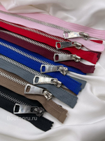 Молния черная темный никель