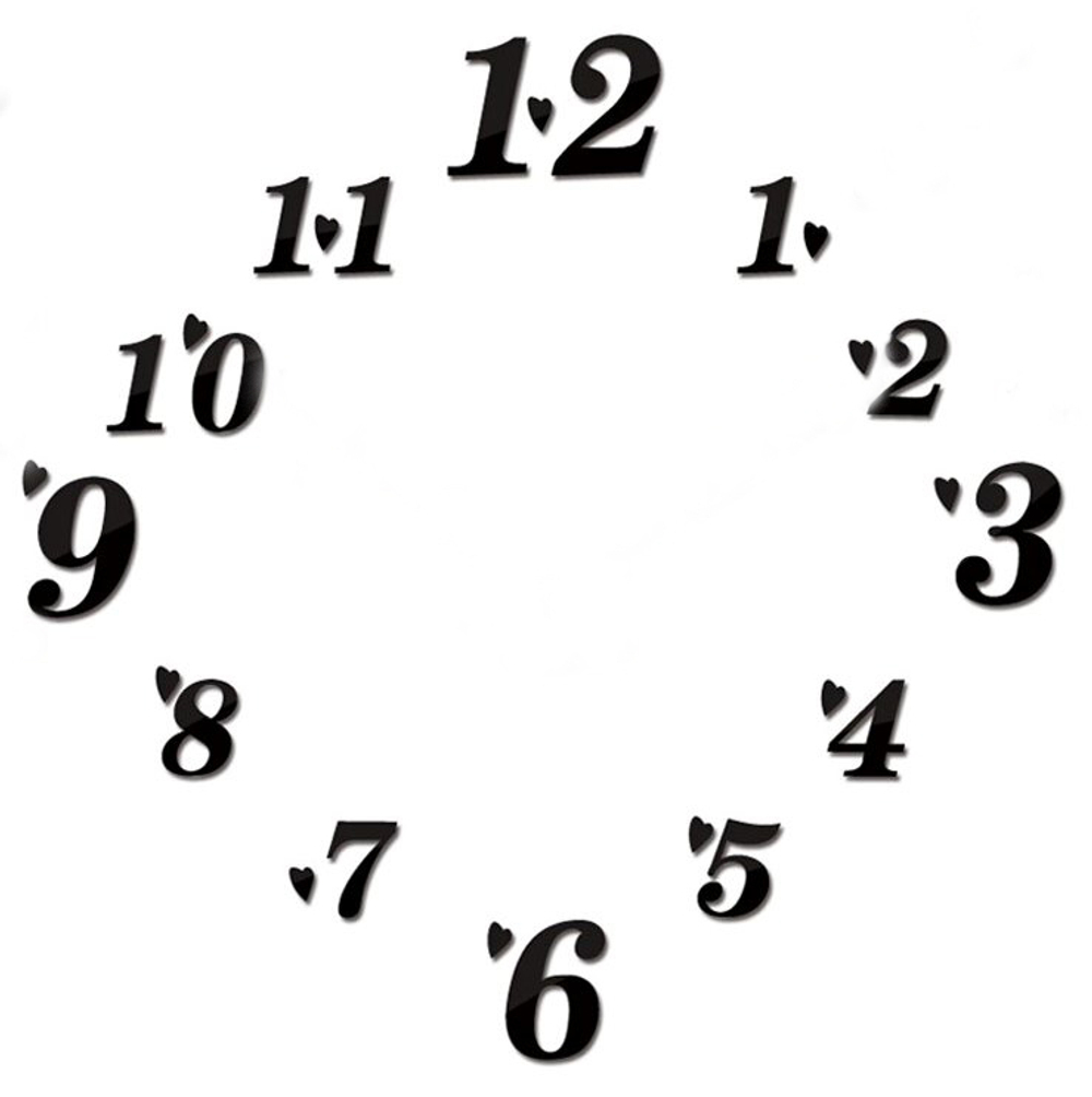 Комплект элементов для 3D часов/ Модель D5