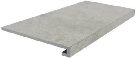 Фронтальная ступень Риальто клееная серый светлый матовый (SG850390R\GCF)