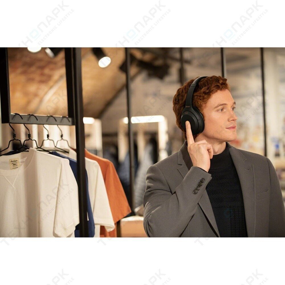Беспроводные наушники с шумоподавлением Sony WH-1000XM4, Black | Черный