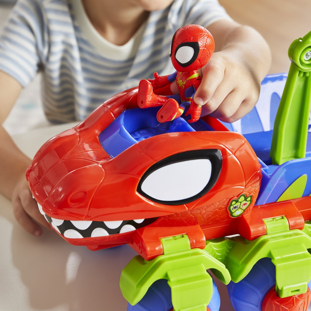 Hasbro Spidey i super-kumple - Транспортное средство DINO-WEBS CRAWLER + фигурка Spider-Man F9480
