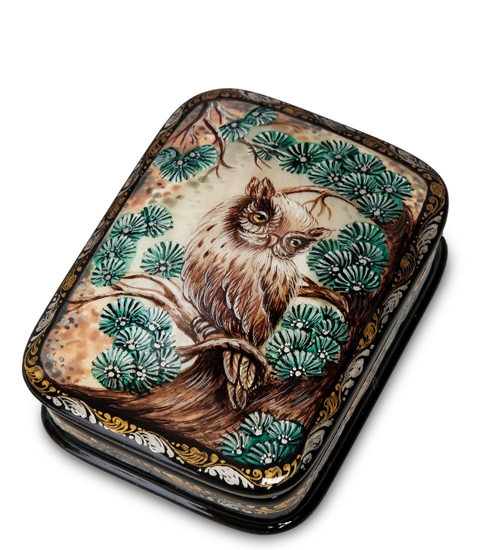 Народные промыслы ШК-45/55 Шкатулка «Совушка» исп. Орлова